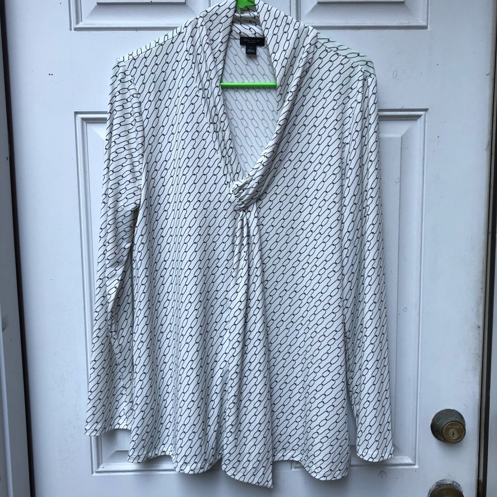Ann Taylor Chain Link Blouse